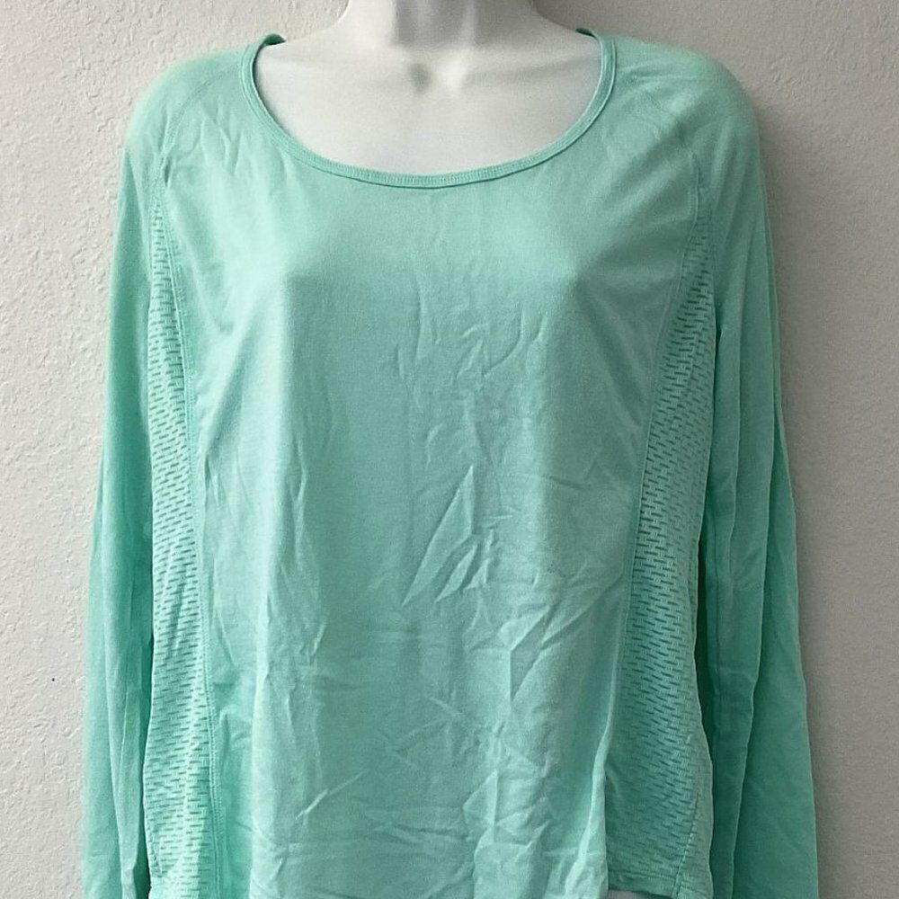 Under Armour Heat Gear Mint Green Athletic Top